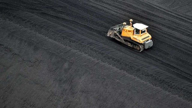 Ein eigentlich ungeliebter Energietrger: Kohle  | Foto: Uli Deck (dpa)