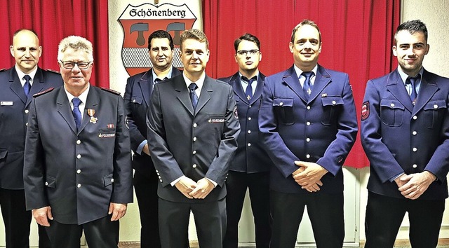 <BZ-FotoAnlauf>Feuerwehr Schnenberg: ...shorn und Patrick Keller (von rechts).  | Foto: privat