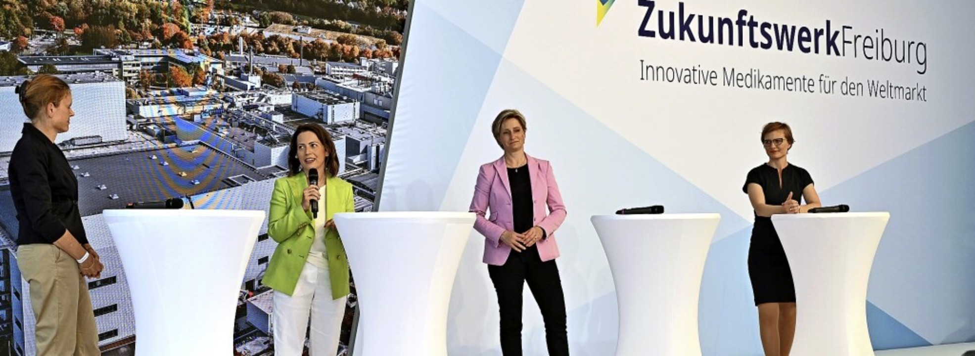 Frauen, die das Sagen haben (von links...d Staatssekretärin Franziska Brantner.  | Foto: Thomas Kunz