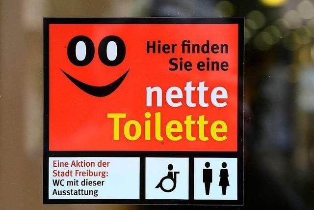 Nicht alle Gastronomen beteiligen sich in Weil am Rhein an der Aktion nette Toilette