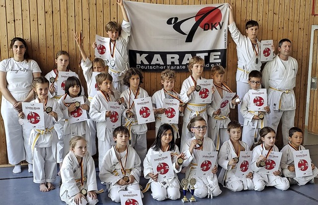 <BZ-FotoAnlauf>Karate-Do Lahr:</BZ-Fot...ngerkurs hat viel Resonanz gefunden.   | Foto: Verein