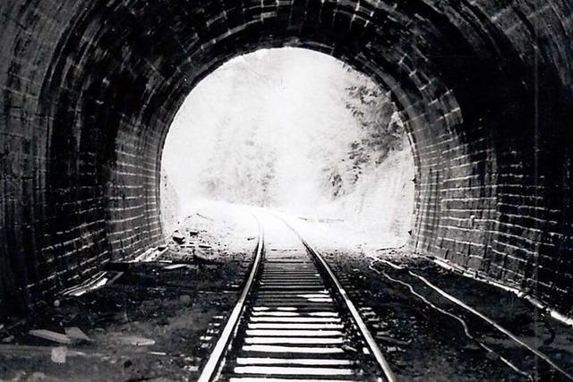 Dinkelbergtunnel forderte Ingenieure der Wehratalbahn