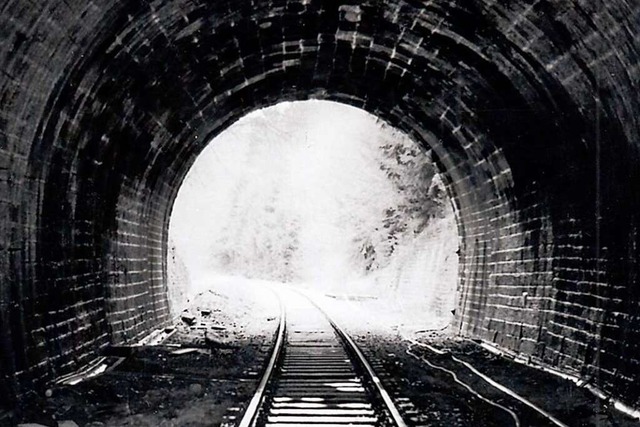 Groe  Probleme bereitete der Tunnel bei Fahrnau.  | Foto: Ernst Brugger
