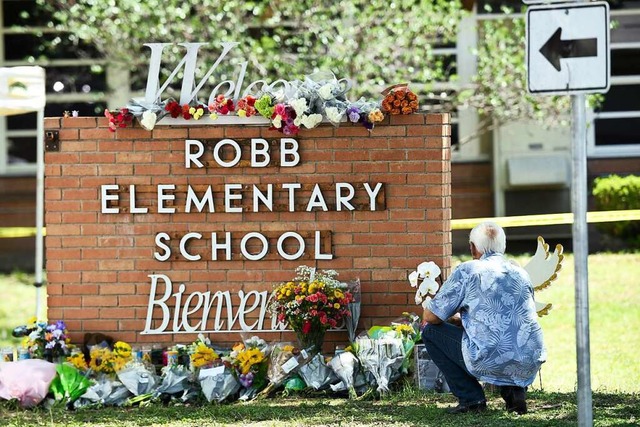 An dieser Schule im US-Bundesstaat Tex...9 Kinder und zwei Lehrkrfte ermordet.  | Foto: Bob Daemmrich (dpa)