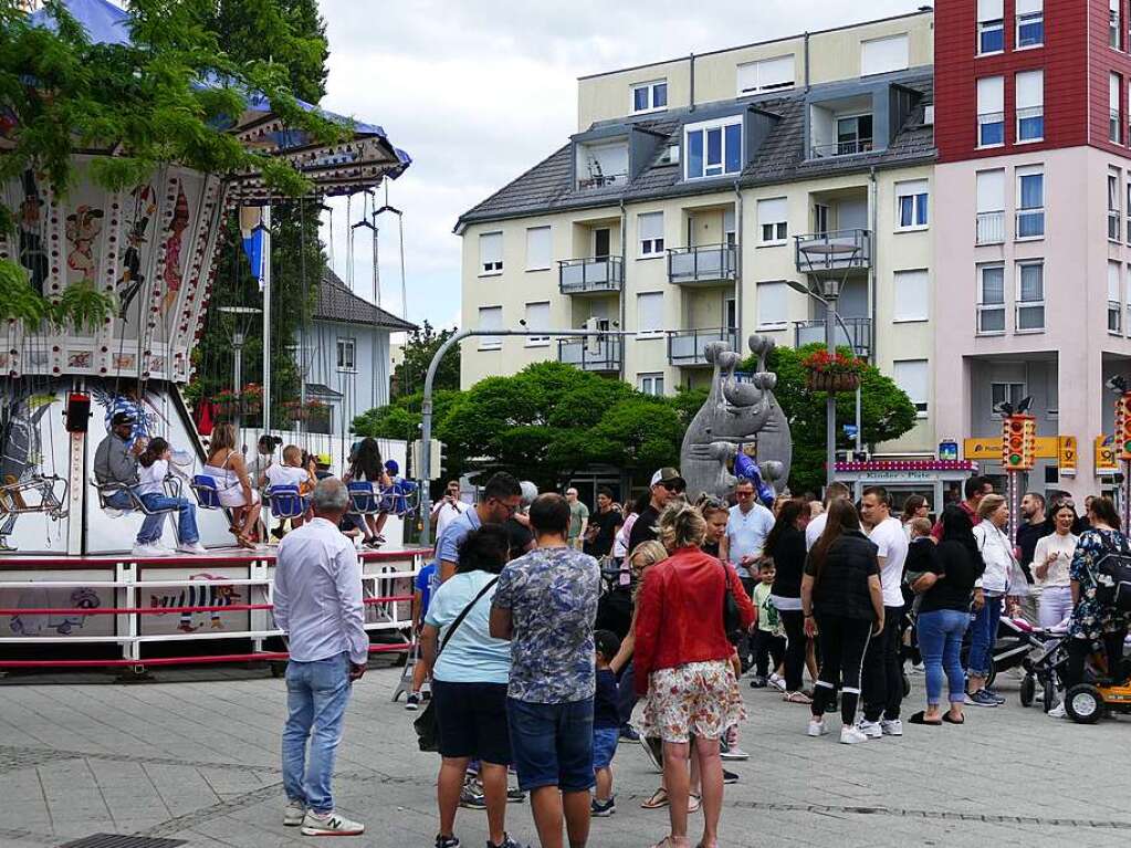 Das Cityfest setzt auf einen Mix aus Marktstnden, Fahrgeschften und Unterhaltungsprogramm.