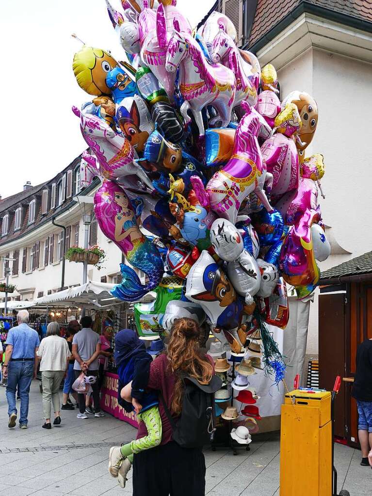 Das Cityfest setzt auf einen Mix aus Marktstnden, Fahrgeschften und Unterhaltungsprogramm.