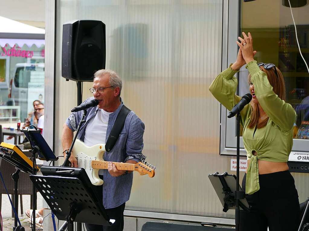 Die Band Gino & Friends machte am Donnerstag den Auftakt.