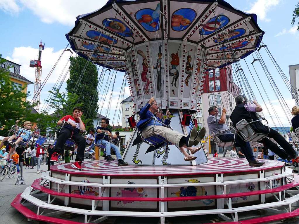 Das Cityfest setzt auf einen Mix aus Marktstnden, Fahrgeschften und Unterhaltungsprogramm.