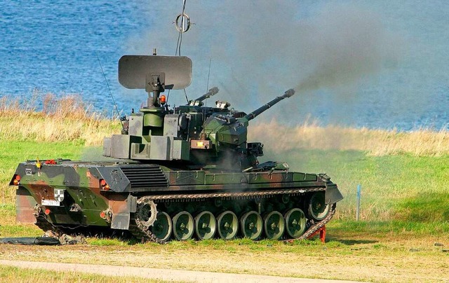 Ein Gepard-Flugabwehrpanzer  | Foto: MICHAEL MANDT (AFP)