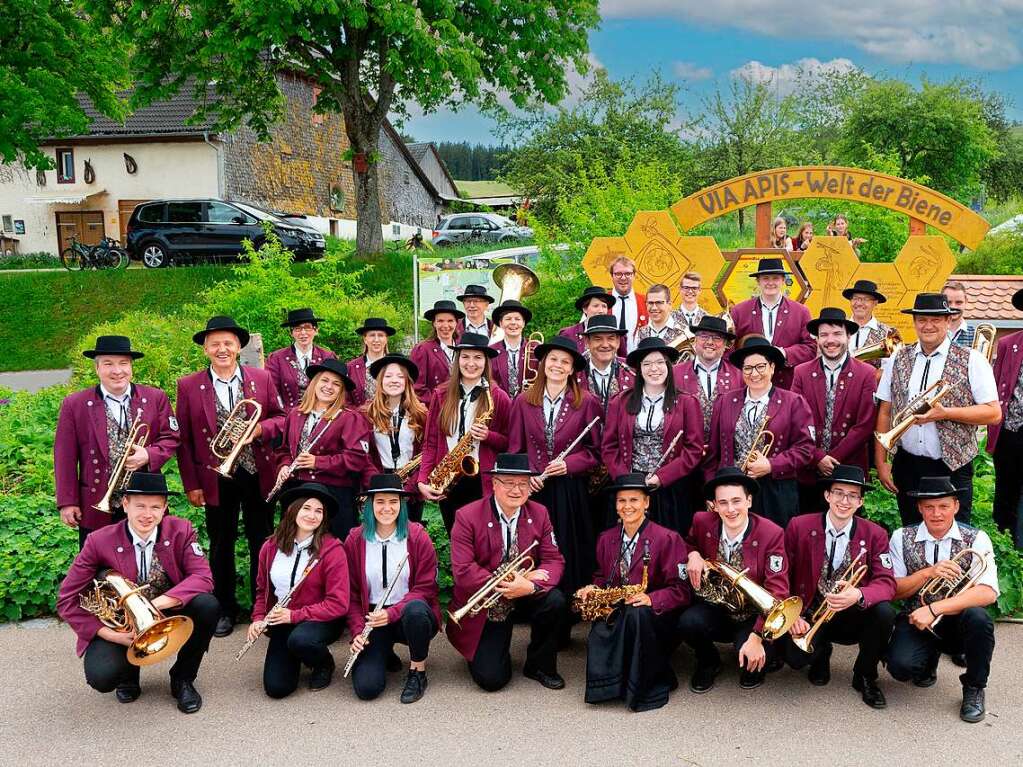 Die Musikkapelle Menningen bei Mekirch kommt gerne in den Schwarzwald