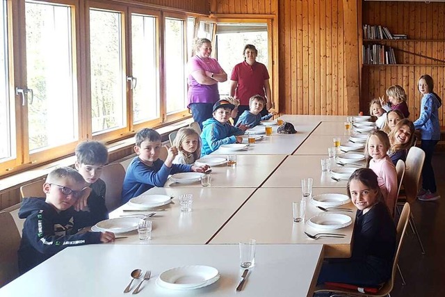 Die Familienklasse der Grundschule Ger...vangelischen Freizeithaus in Gersbach.  | Foto: privat