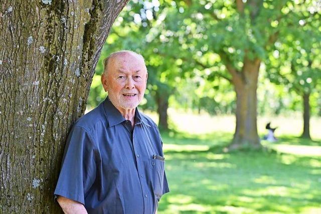Heinz Wolf hat vor 50 Jahren den Bürgerverein Freiburg-Weingarten mitgegründet