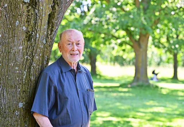 Heinz Wolf im Dietenbachpark  | Foto: Michael Bamberger