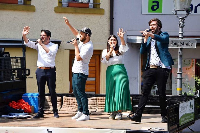 Hat mit ihren Auftritten gute Laune verbreitet: die Band Unduzo aus Freiburg  | Foto: Horatio Gollin