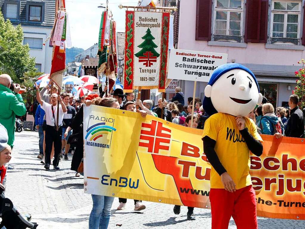 Das Landesturnfest war das Ereignis des Jahres in Lahr.