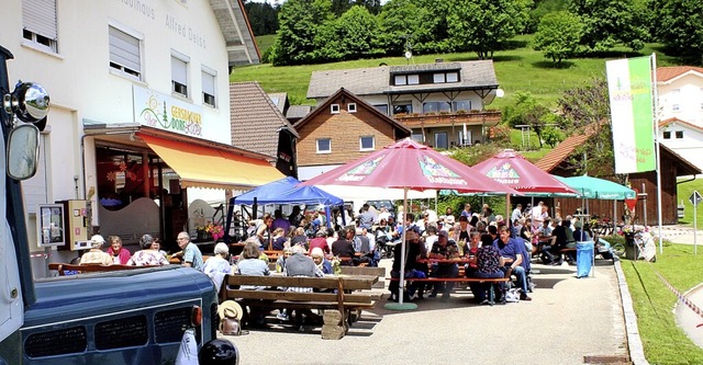 <BZ-FotoAnlauf>Dorfladen Gersbach:</BZ...estehen wurde mit einem Fest gefeiert.  | Foto: Gerd Sutter