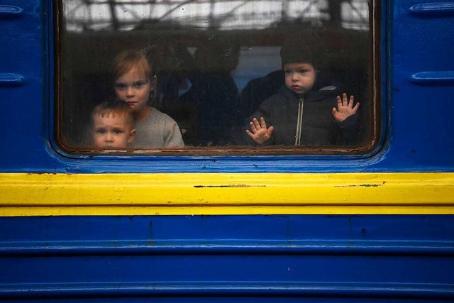 In Lviv kamen rund fnf Millionen Flc...e an &#8211; die meisten zogen weiter.  | Foto: DANIEL LEAL (AFP)