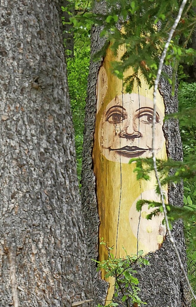 Baum-Gesichter der &#8222;Zonenkinder&#8220;  | Foto: Eva Korinth