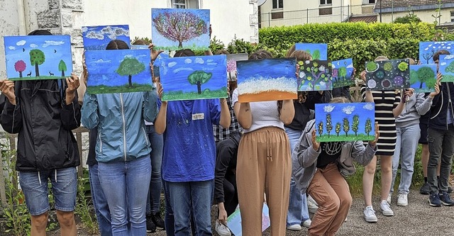 Lahrer Schler beim Workshop in Dole   | Foto: Stadt Lahr