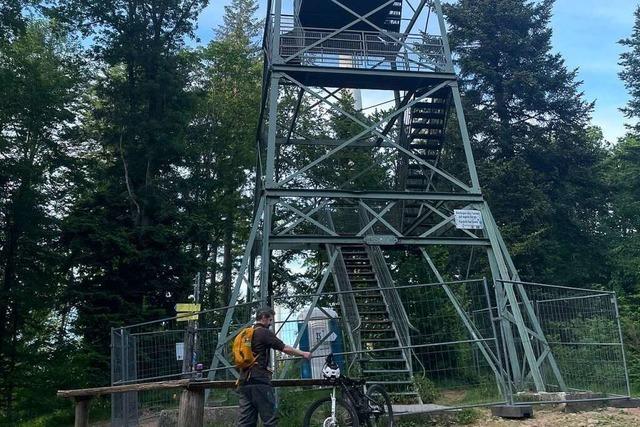Der Rosskopfturm im Freiburger Stadtwald ist gesperrt