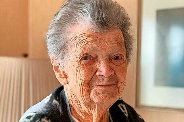 Hilda Bhler im Alter von 100 Jahren  | Foto: privat