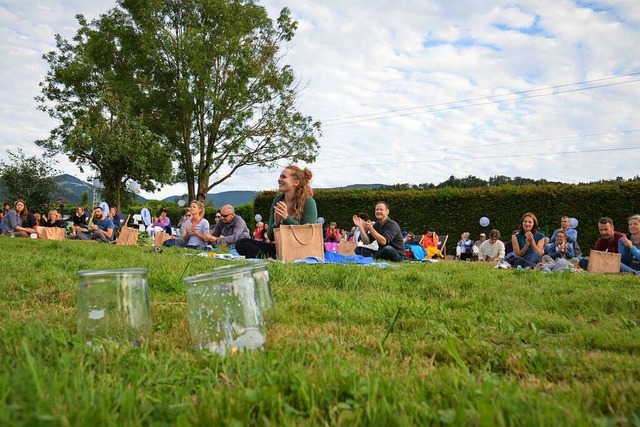 Lndliche Open-Air-Konzertidylle biete...rte wie hier 2021 auf dem Thaddushof.  | Foto: Kathrin Blum