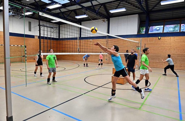&#8222;Volley-Vous&#8220; trainiert di... der Emil-Gtt-Turnhalle in Zhringen.  | Foto: Thomas Kunz