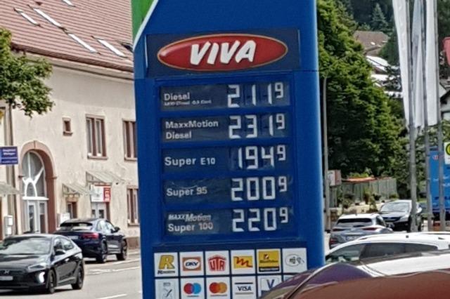 In Bad Säckingen fällt der Benzinpreis, aber nicht tief