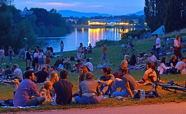 In lauen Sommernchten ist das Seepark...11; zu beliebt, finden viele Anwohner.  | Foto: Michael Bamberger