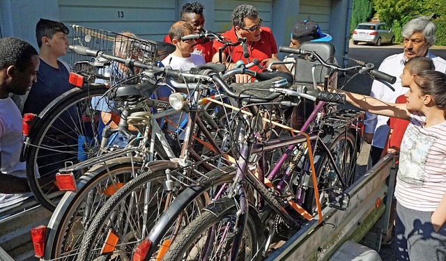 Gebrauchte Fahrrder knnen am Samstag abgegeben werden.   | Foto: Freundeskreis Flchtlinge