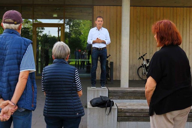 Jrg Lutz fhrt einen einsamen Wahlkampf.  | Foto: Peter Gerigk