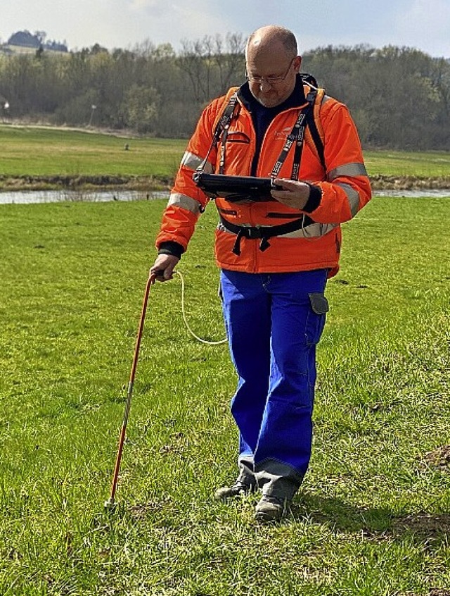 Auf der Suche nach undichten Leitungen  | Foto: Maren Zurnieden/Badenova