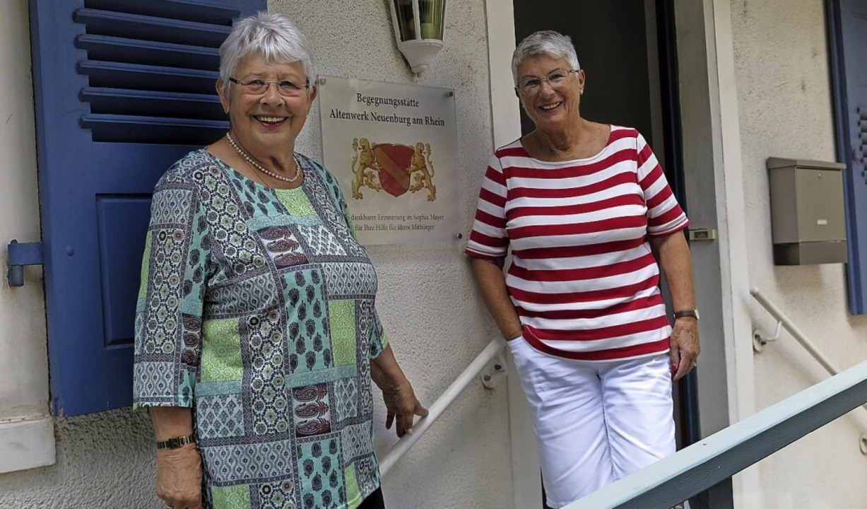 Ulla Arweiler (l.) und Susanne Brndle...Altenwerks in der Dekan-Martin-Strae.  | Foto: Dorothee Philipp