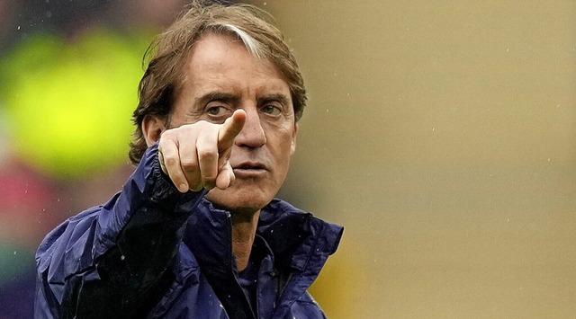 Italien-Coach Roberto Mancini  | Foto: Frank Augstein (dpa)