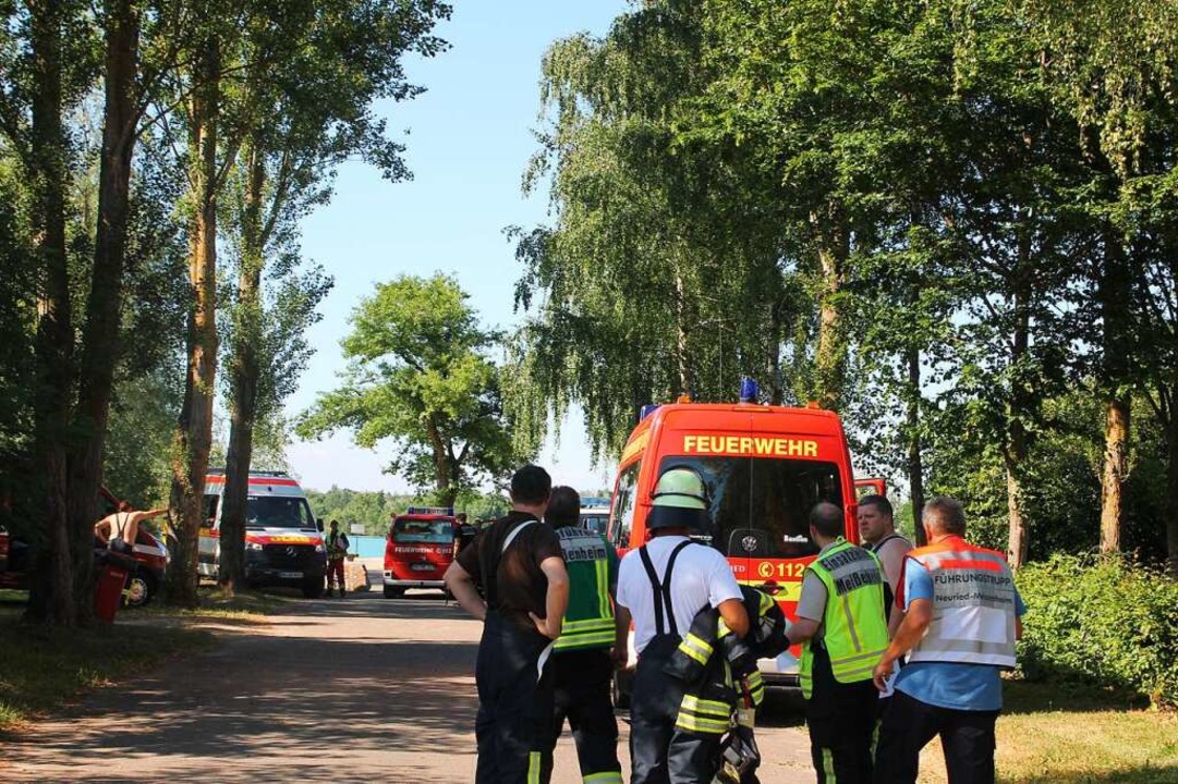 Badeunfall am Baggersee in Meienheim  | Foto: Hans Spengler