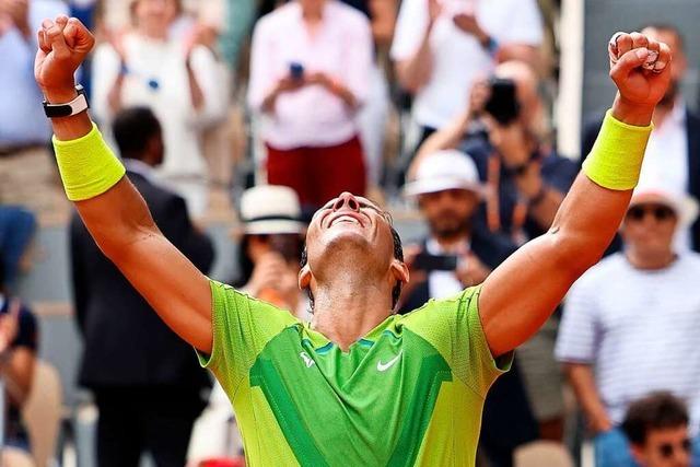 Nadal gewinnt French Open und baut Grand-Slam-Rekord aus