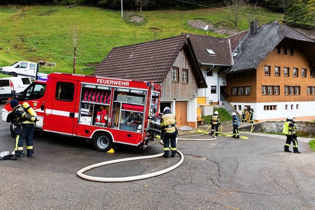 Feuerwehrbung in Wildgutach im Jahr 2021 (Archivfoto)  | Foto: Gabriele Zahn