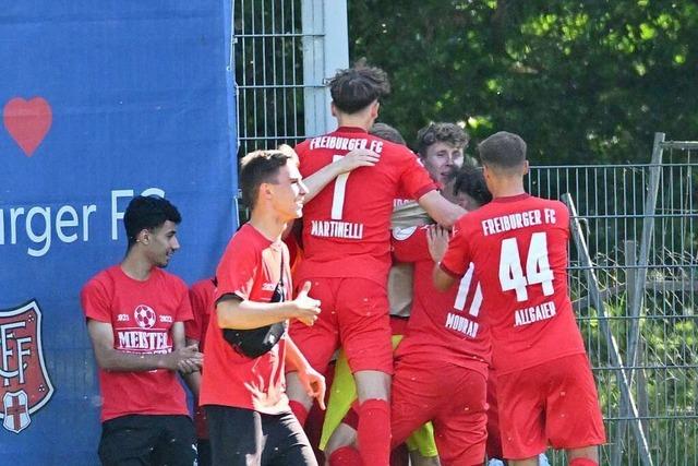 Ein Kraftakt mit Happy-End sichert dem Freiburger FC den Oberligaverbleib