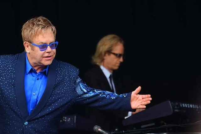 Elton John in Lrrach  | Foto: Barbara Ruda