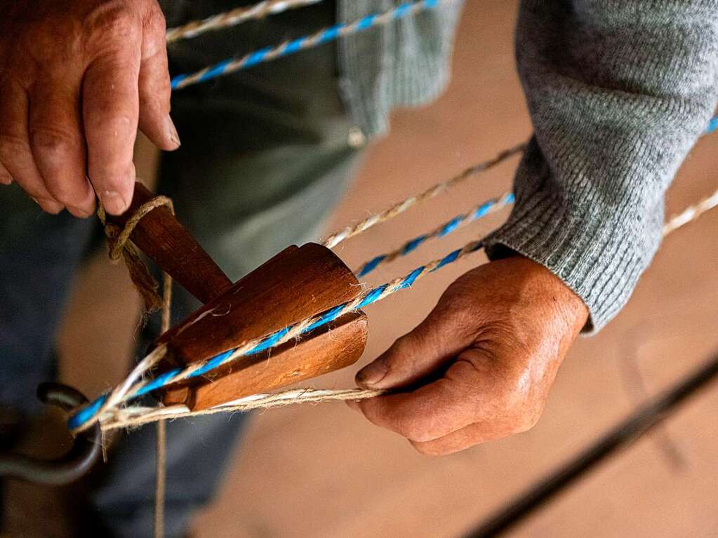 Blick aufs Seilerhandwerk in der Ravennaschlucht.