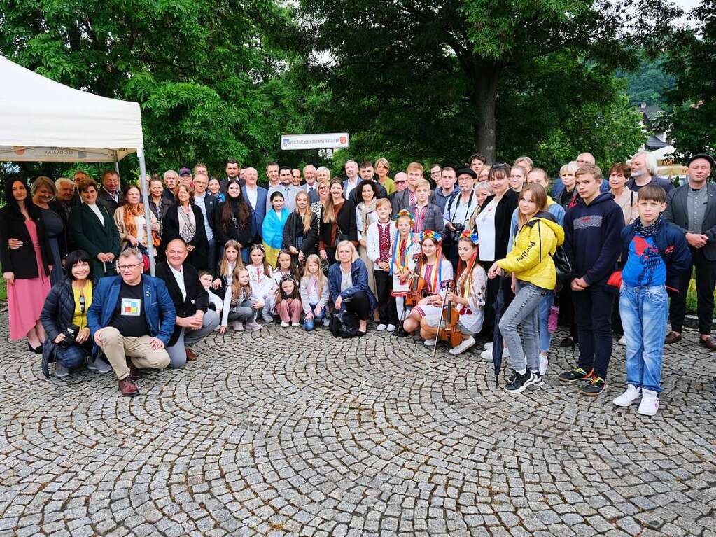 Freude ber die nun stndige Prsenz von Staufen in Kazimierz Dolny