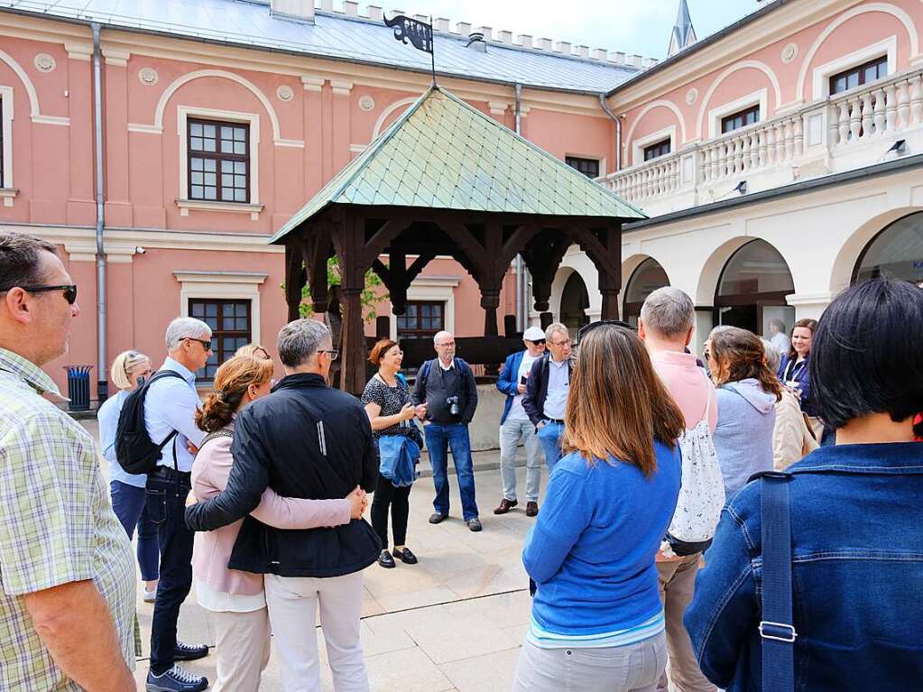 Ausflug nach Lublin, der mit 340000 Einwohnern grten Stadt Polens stlich der Weichsel: Fhrung im Schloss