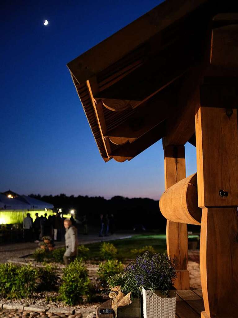 Abschlussabend im Weingut „Kazimierskie Wzgorza“ unter Mondenschein