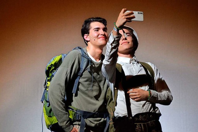 Selfie mit Malte (links) und Oskar, di...eiseabschnitt  Freunde geworden sind.   | Foto: Christiane Sahli
