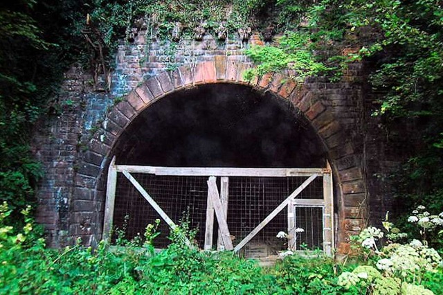 Da rollt schon lange kein Zug mehr: der Tunnel in Hasel  | Foto: Brugger 