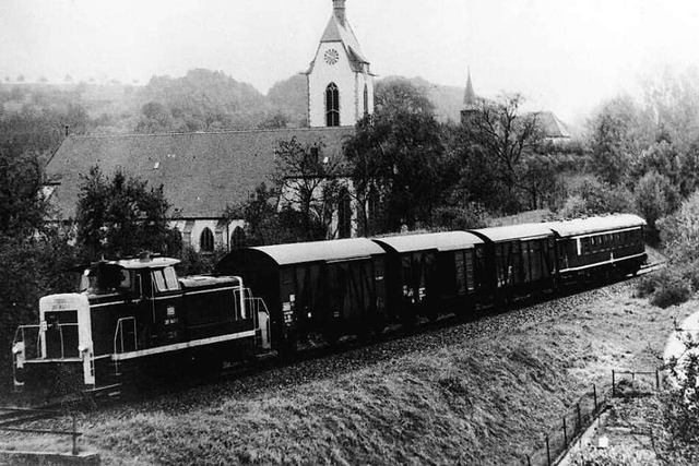 Historische Aufnahme der Wehratalbahn bei Wehr  | Foto: Spter festlegen...