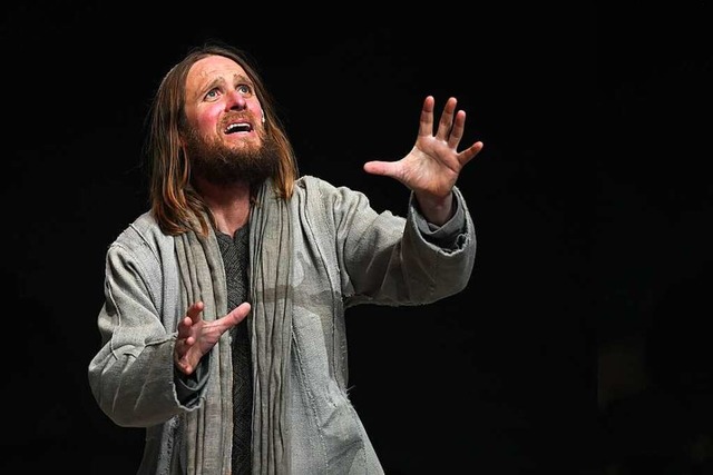 Wtend und zweifelnd: der Jesus bei den Passionsspielen 2022  | Foto: IMAGO/Rudolf Gigler