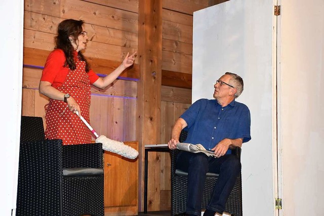 Susanne Kreutz und  Gotthard Wangler im Alten Pfarrhof  | Foto: Thomas Biniossek