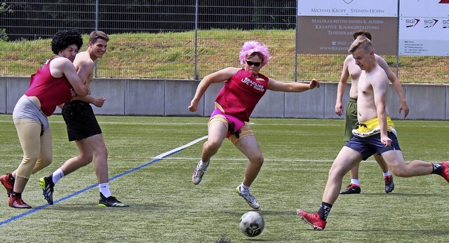 Mit Begeisterung  bei der Sache waren ...takt des Grmpelturniers in Tegernau.   | Foto: Ralph Lacher