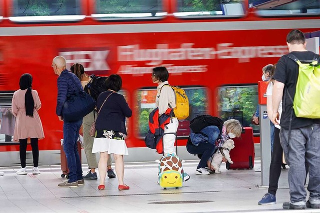 Viele Reisende haben Angst vor Chaos an Bahnhfen.  | Foto: Joerg Carstensen (dpa)